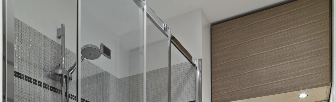 Frosted Glass Shower Doors in Northwest Edmonton